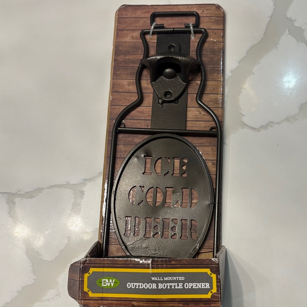 Wall Mounted Outdoor Bottle Opener